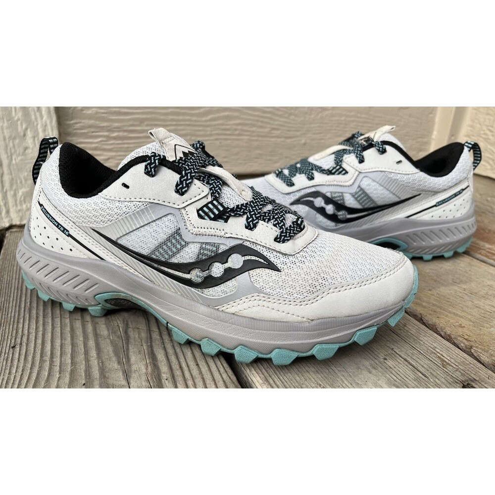 Saucony Excursion TR16 Women's 7.5 Trail Running Shoes S10744-23 Fog/Rainfall
